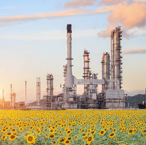 Refinery in Daytime