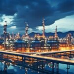 Petroleum, chemical, hydrogen, or ammonia industrial facility pipelines and pipe rack